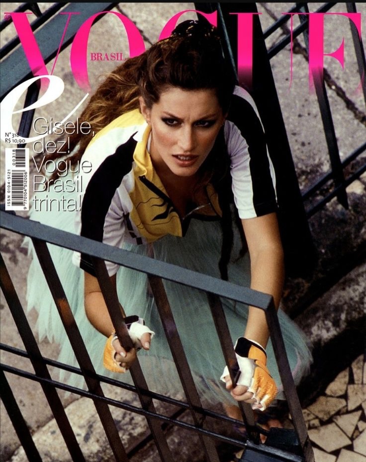 Capa Vogue Brasil com Gisele Bündchen usando dread